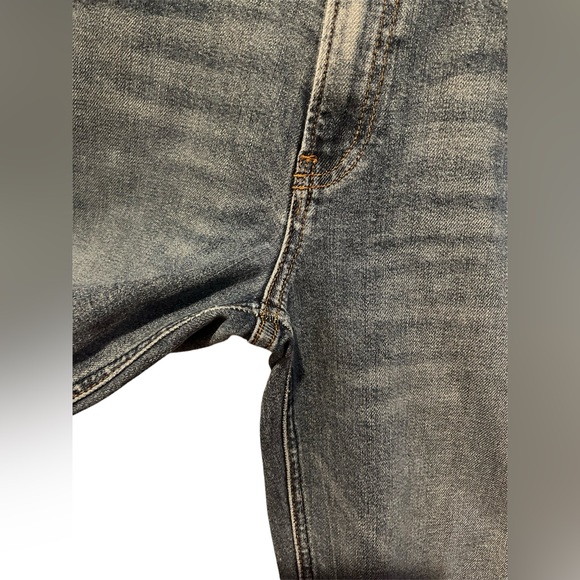 Reformation Women’s Skinny Boot Cut Jeans 25, Blue Stretch Medium Wash Straight - Picture 5 of 11